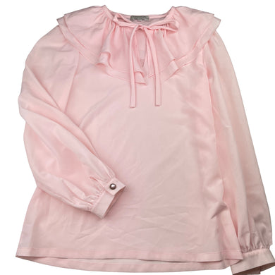 Girls Child by Petals Ink, pink lightweight long sleeve top, EUC, size 14,  