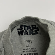 Load image into Gallery viewer, Boys Star Wars, The Mandalorian tee / top, FUC, size 7,  