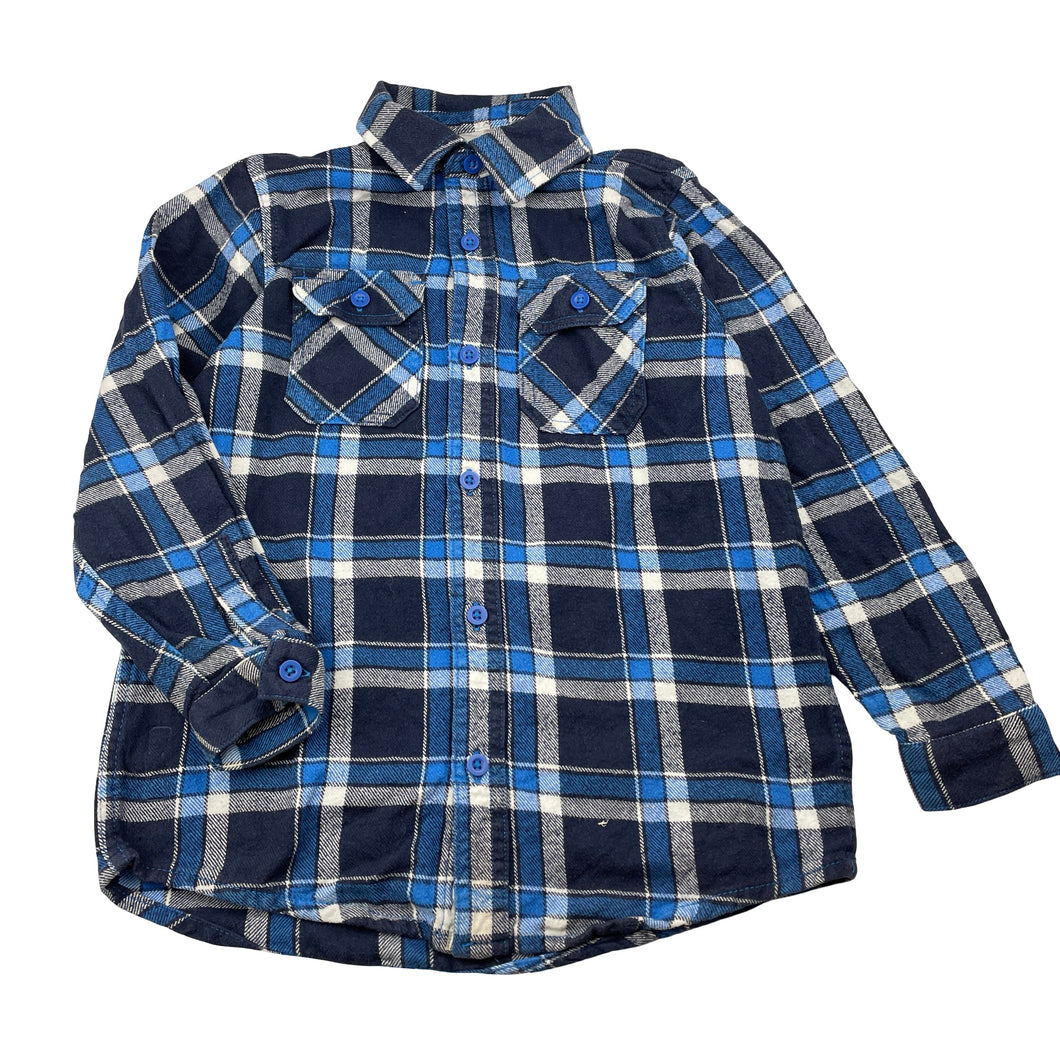Boys Target, flannel cotton long sleeve shirt, GUC, size 7,  