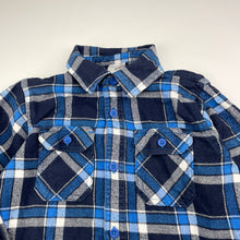 Load image into Gallery viewer, Boys Target, flannel cotton long sleeve shirt, GUC, size 7,  