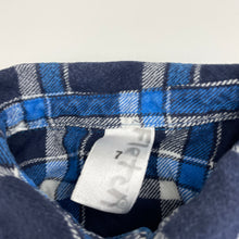 Load image into Gallery viewer, Boys Target, flannel cotton long sleeve shirt, GUC, size 7,  