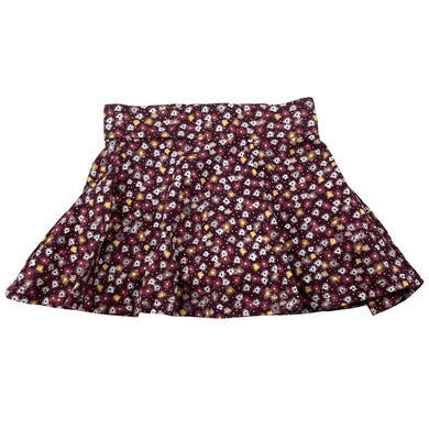 Girls Anko, floral cotton skirt, built-in shorts, marks inside, FUC, size 1,  