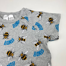 Load image into Gallery viewer, Unisex Bonds, stretchy pyjama tee / top, bees, EUC, size 8,  