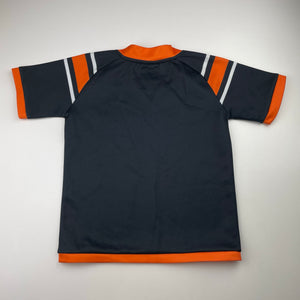 Unisex NRL Supporter, Wests Tigers jersey top, wash fade, FUC, size 4,  