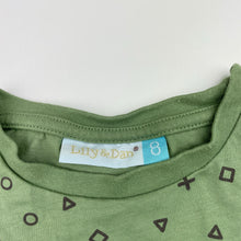 Load image into Gallery viewer, Unisex Lily &amp; Dan, cotton long sleeve tee / top, GUC, size 8,  