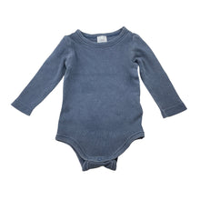 Load image into Gallery viewer, Boys Cotton On, blue stretchy bodysuit / romper, GUC, size 000,  