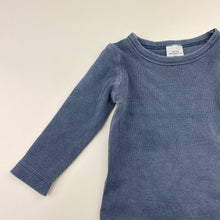 Load image into Gallery viewer, Boys Cotton On, blue stretchy bodysuit / romper, GUC, size 000,  