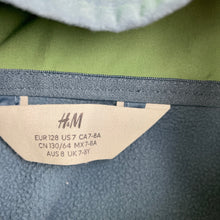Load image into Gallery viewer, Boys H&amp;M, fleece lined water resistant / windproof jacket, FUC, size 8,  