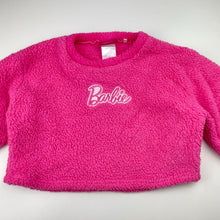 Load image into Gallery viewer, Girls Barbie, cropped teddy fleece sweater / jumper, FUC, size 6,  