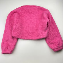 Load image into Gallery viewer, Girls Barbie, cropped teddy fleece sweater / jumper, FUC, size 6,  