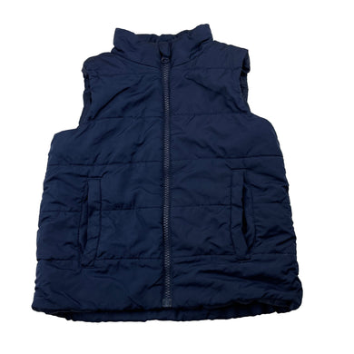 Boys Brilliant Basics, navy vest / sleeveless jacket, GUC, size 4,  