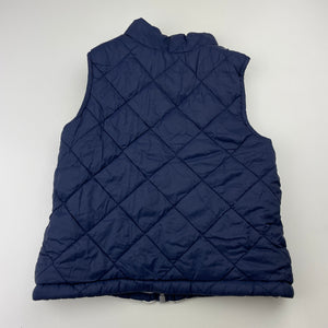 Boys Sprout, reversible navy/striped sleeveless vest / jacket, GUC, size 1,  