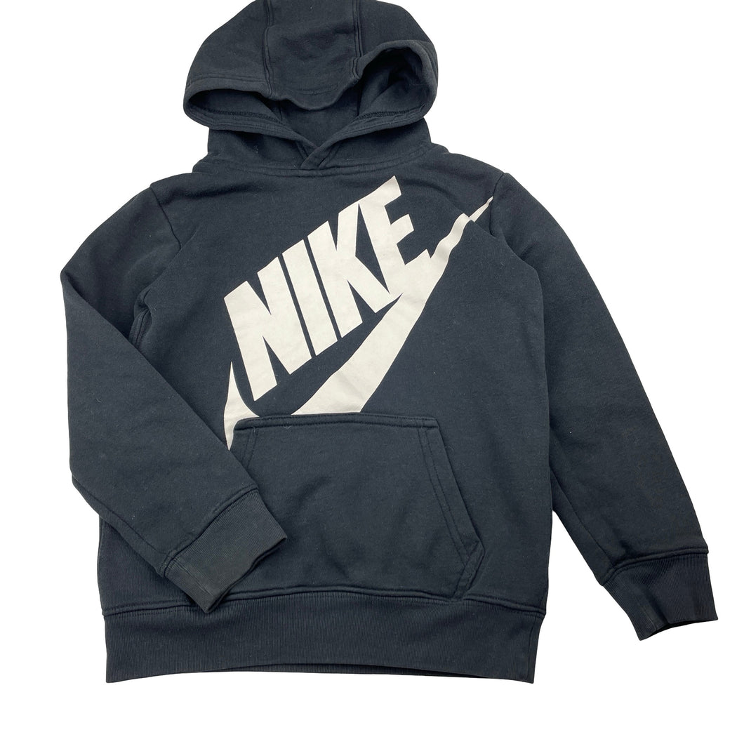 Unisex Nike, fleece lined hoodie sweater, wash fade, FUC, size 5-6,  