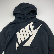 Load image into Gallery viewer, Unisex Nike, fleece lined hoodie sweater, wash fade, FUC, size 5-6,  