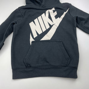 Unisex Nike, fleece lined hoodie sweater, wash fade, FUC, size 5-6,  