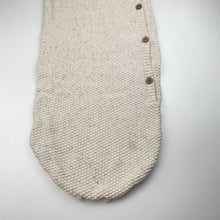 Load image into Gallery viewer, Unisex Anko, knitted cotton sleeping bag, L: 71cm, mark lower front, FUC, size 0,  