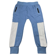 Load image into Gallery viewer, Boys TINY TRIBE, blue &amp; white casual pants, elasticated, wash fade, FUC, size 5,  