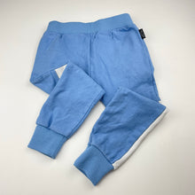 Load image into Gallery viewer, Boys TINY TRIBE, blue &amp; white casual pants, elasticated, wash fade, FUC, size 5,  
