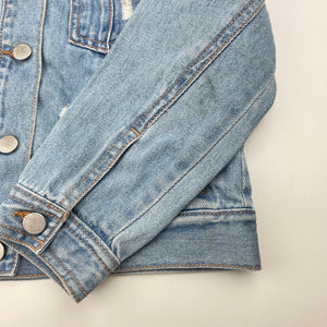 Unisex Next, distressed denim jacket, FUC, size 7,  