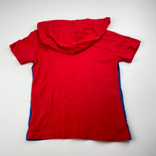 Load image into Gallery viewer, Boys Marvel, Spiderman cotton hooded tee / top, wash fade, FUC, size 4,  
