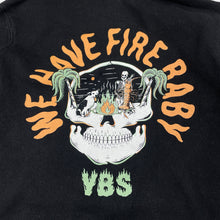 Load image into Gallery viewer, Boys YOUNGBLOODS, fleece lined hoodie sweater, skeleton, wash fade, FUC, size 8,  