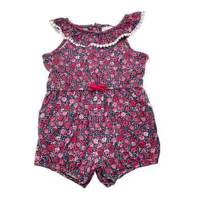 Girls Sprout, floral cotton playsuit / romper, FUC, size 2,  
