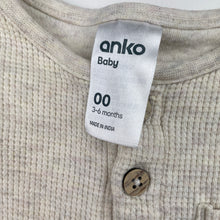 Load image into Gallery viewer, Boys Anko, organic cotton romper, GUC, size 00,  