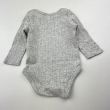 Load image into Gallery viewer, Unisex Target, grey marle bodysuit / romper, GUC, size 000,  