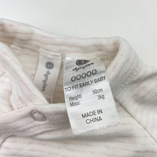 Load image into Gallery viewer, Girls Dymples, soft feel striped long sleeve top, GUC, size 00000,  