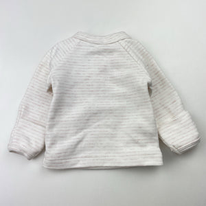 Girls Dymples, soft feel striped long sleeve top, GUC, size 00000,  