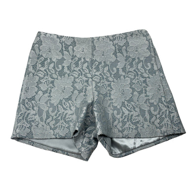 Girls Child by Petals Ink, lined lace shorts, W: 29.5cm across, EUC, size 7,  