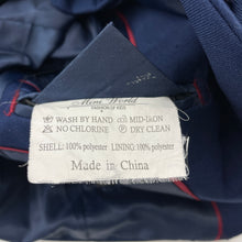 Load image into Gallery viewer, Boys Mini World, blue suit/formal jacket, Size 38, shoulder to cuff: 32cm, EUC, size 1,  