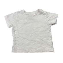 Load image into Gallery viewer, Unisex Baby Berry, white cotton t-shirt / top, GUC, size 0,  