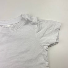 Load image into Gallery viewer, Unisex Baby Berry, white cotton t-shirt / top, GUC, size 0,  