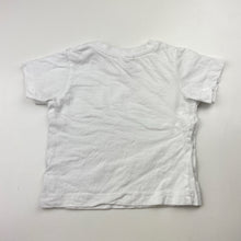 Load image into Gallery viewer, Unisex Baby Berry, white cotton t-shirt / top, GUC, size 0,  