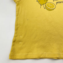 Load image into Gallery viewer, Girls Petit Bateau, yellow cotton tee / top, FUC, size 5,  