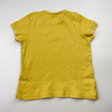 Load image into Gallery viewer, Girls Petit Bateau, yellow cotton tee / top, FUC, size 5,  