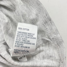 Load image into Gallery viewer, Girls Anko, grey marle cotton tee / top, rainbow, EUC, size 7,  