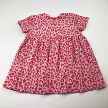 Load image into Gallery viewer, Girls Cotton On, stretchy animal print dress, FUC, size 00, L: 35cm