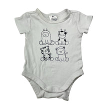 Load image into Gallery viewer, Unisex Target, organic cotton bodysuit / romper, GUC, size 0000,  