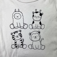Load image into Gallery viewer, Unisex Target, organic cotton bodysuit / romper, GUC, size 0000,  