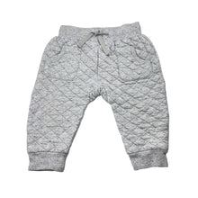 Load image into Gallery viewer, Unisex Seed, grey quilted pants / bottoms, elasticated, GUC, size 2,  