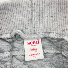 Load image into Gallery viewer, Unisex Seed, grey quilted pants / bottoms, elasticated, GUC, size 2,  