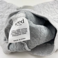 Load image into Gallery viewer, Unisex Seed, grey quilted pants / bottoms, elasticated, GUC, size 2,  