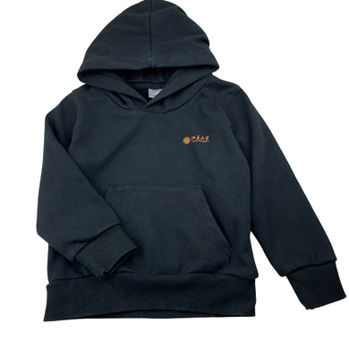 Boys black, fleece lined hoodie sweater, GUC, size 5,  