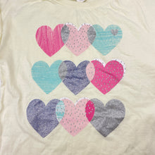 Load image into Gallery viewer, Girls Milkshake, yellow cotton tee / top, hearts, FUC, size 5,  