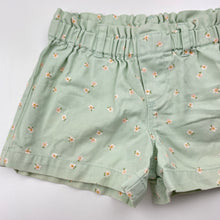 Load image into Gallery viewer, Girls Target, floral cotton shorts, elasticated, FUC, size 3,  