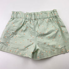 Load image into Gallery viewer, Girls Target, floral cotton shorts, elasticated, FUC, size 3,  