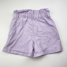 Load image into Gallery viewer, Girls 1964 Denim Co, purple stretch cotton shorts, elasticated, GUC, size 7,  