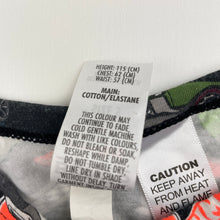 Load image into Gallery viewer, Boys Bonds, Hot Wheels long sleeve pyjama top, wash fade, FUC, size 5,  